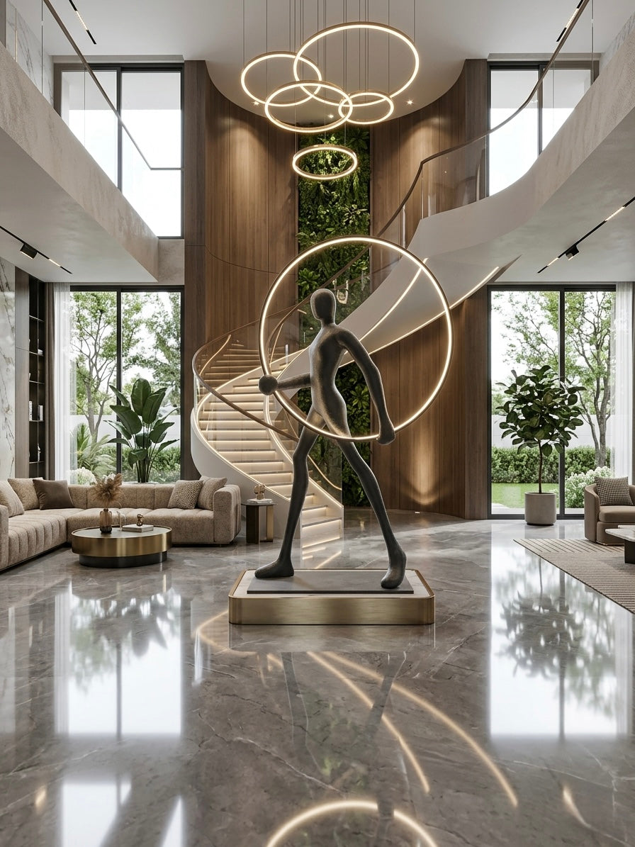 Atlas Ring Floor Lamp