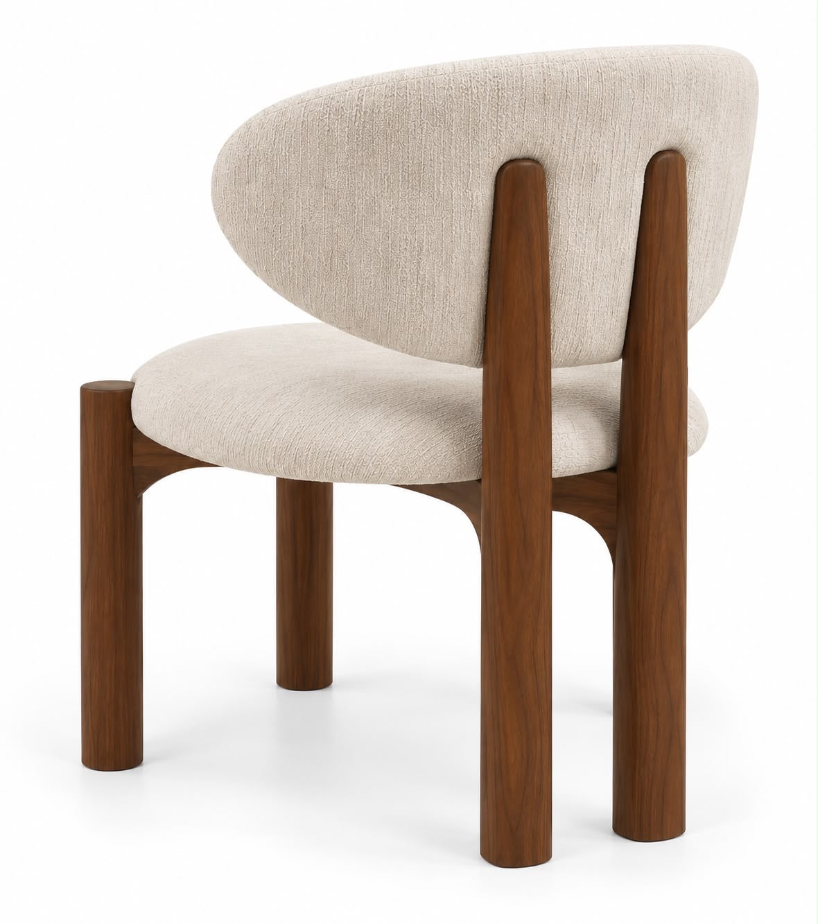 Royal Walnut Dining Table Set