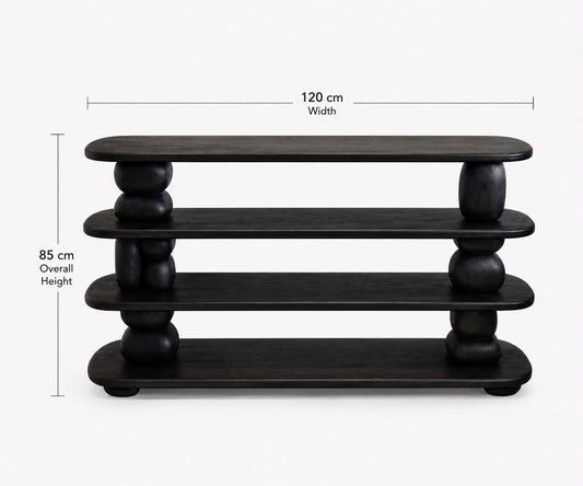 Solen Oak Wood Console