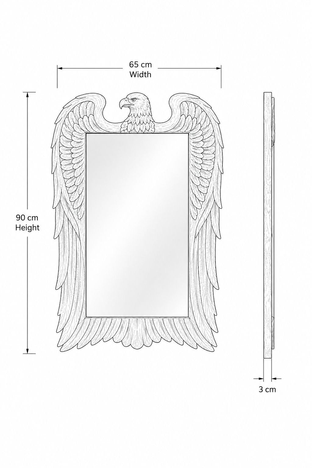 Royal Eagle Mirror