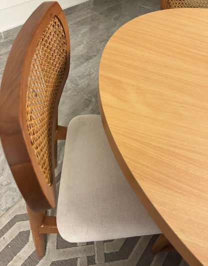 Nova Cane Dining Set