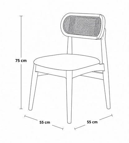 Nova Cane Dining Set