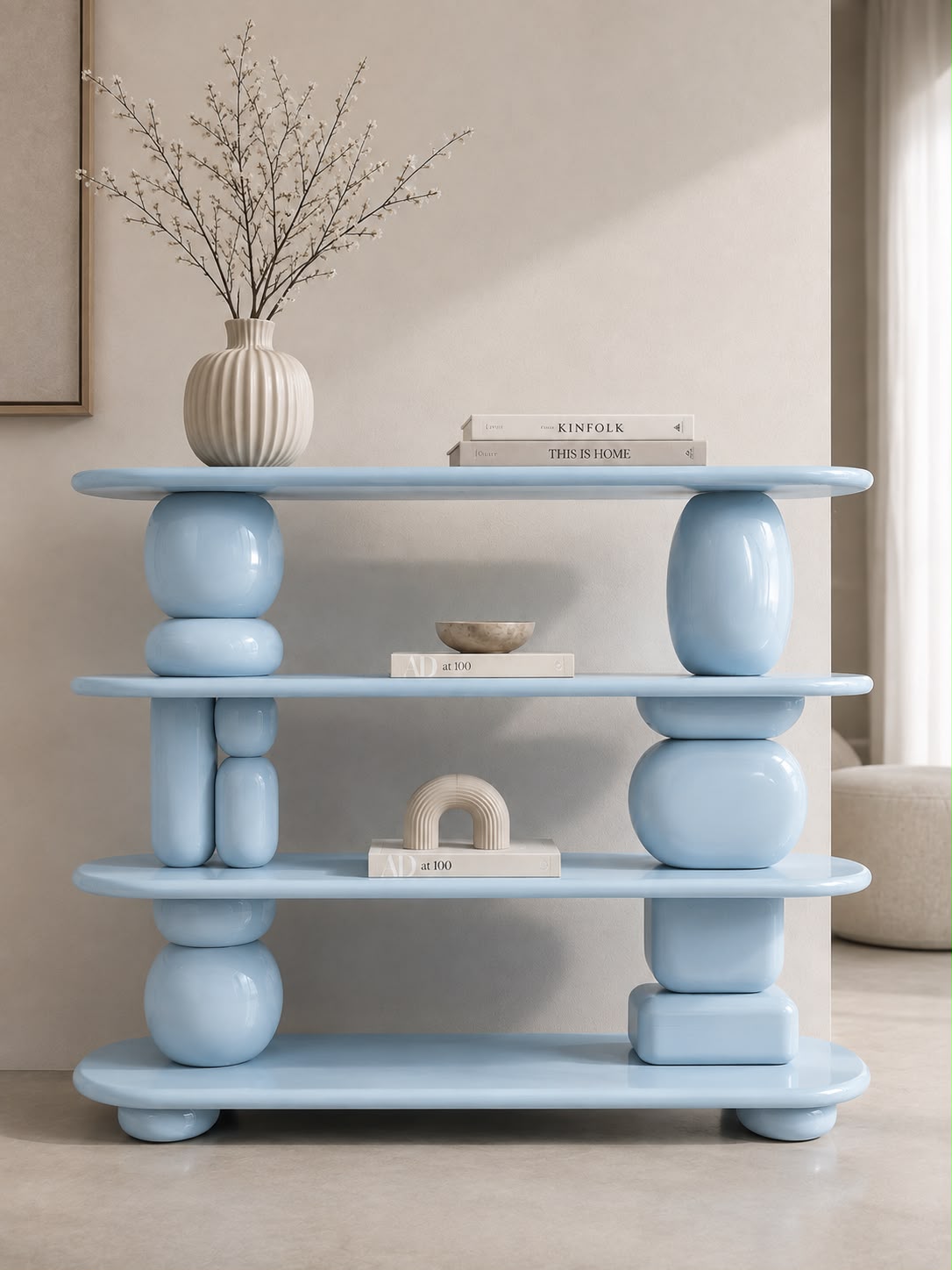 Solen Oak Wood Console
