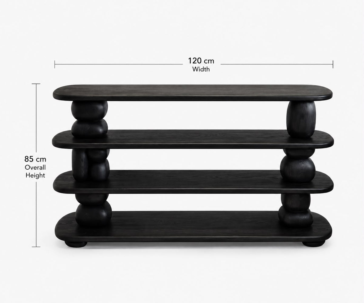 Solen Oak Wood Console