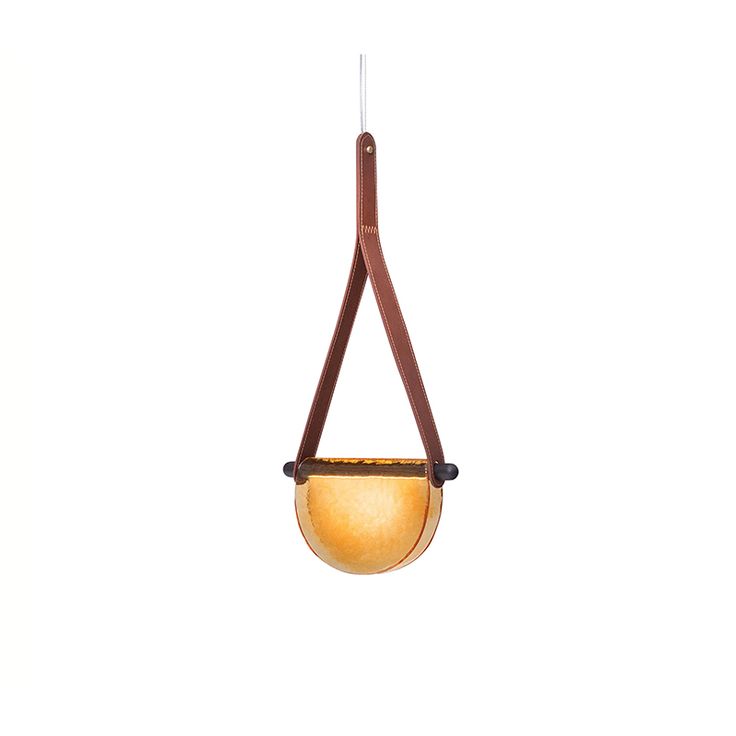 Alba in orange glass Pendant light